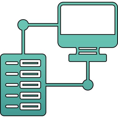 ağ veri sunucusu simgesi