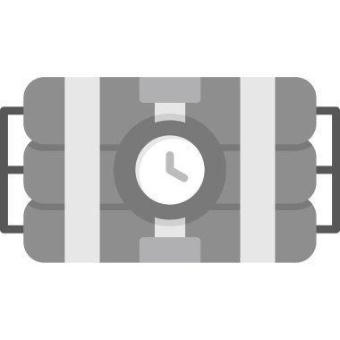 Araba motoru simgesini, düz stil