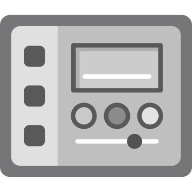 Radyonun vektör illüstrasyonu