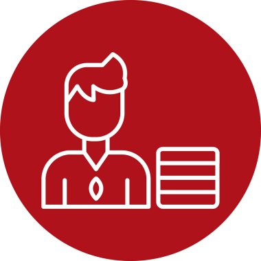 Dizüstü bilgisayarı olan bir adamın vektör çizimi