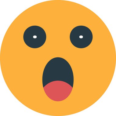 şok duygu simgesi simgesi tam - özet biçimi