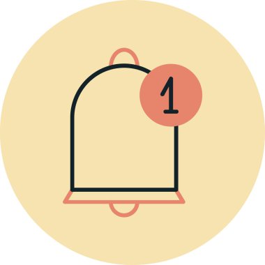 Modern simgenin vektör illüstrasyonu