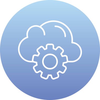 Bulut hesaplama. Web simgesi