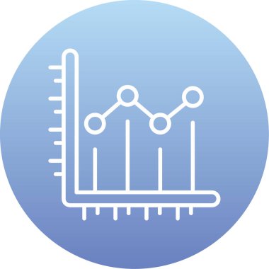 grafik simgesinin vektör illüstrasyonu