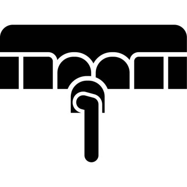 Modern b 'nin vektör illüstrasyonu eksik simgesi