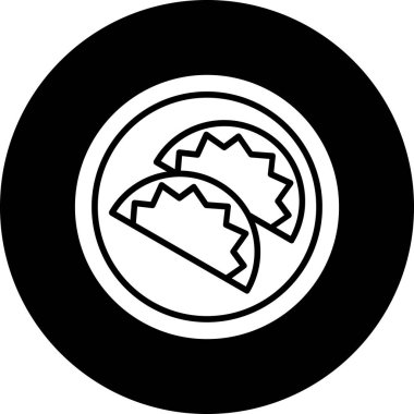 Gıda simgesinin vektör illüstrasyonu