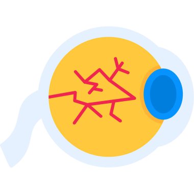 Virüs Simgesi, vektör illüstrasyonu