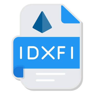 dosya biçimi simgesi, vektör illüstrasyonu