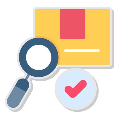 Arama renkli vektör simgesi