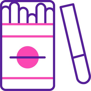 Kalem. Web simgesi basit illüstrasyon