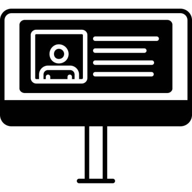 Bilgisayar. Web simgesi basit illüstrasyon