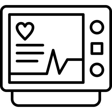 kalp simgesi, vektör illüstrasyonu