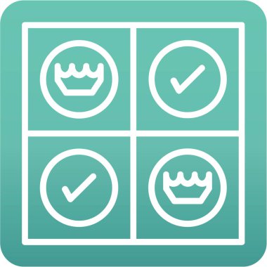 taç simgesi vektör illüstrasyonu