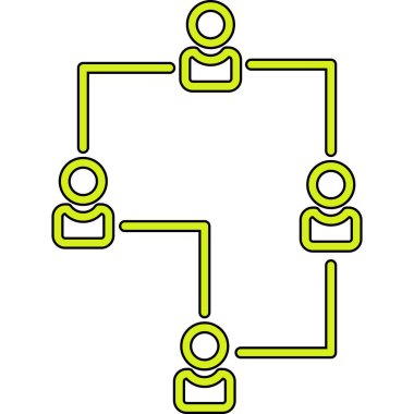 insanlar simge tasarımı, vektör illüstrasyonu 10 grafik
