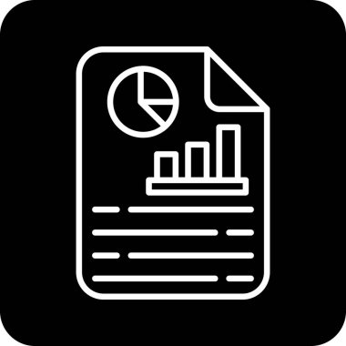 Belge. Web simgesi basit illüstrasyon