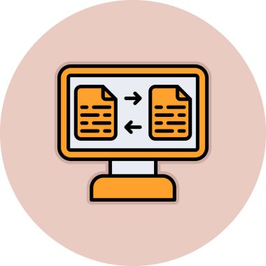 web page icon, outline style