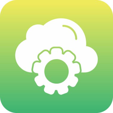 Teknolojiyi sembolize eden dişli bulut