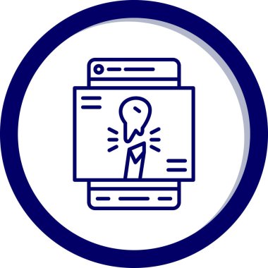 Eğitim simgesinin vektör illüstrasyonu