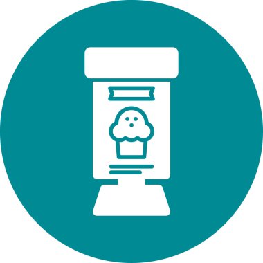 Gıda simgesinin vektör illüstrasyonu