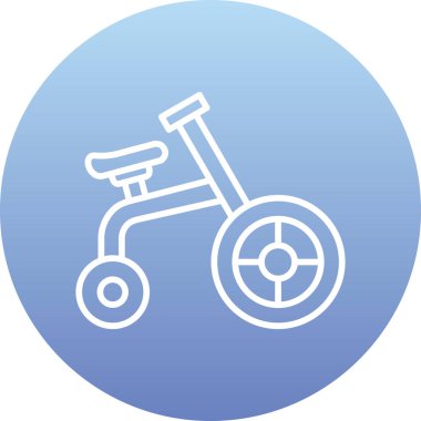 Modern bisiklet simgesinin vektör illüstrasyonu