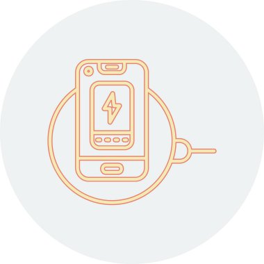 Modern simgenin vektör illüstrasyonu