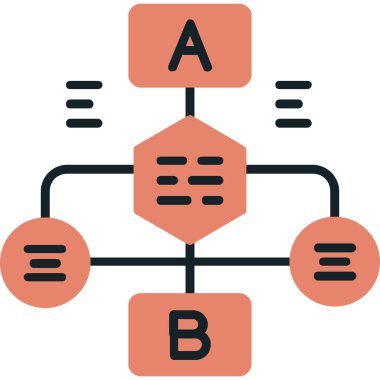 b b simgesinin vektör illüstrasyonu