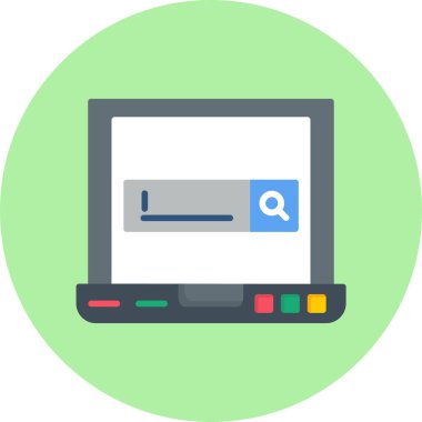 Web tasarım ikonu vektör illüstrasyonu