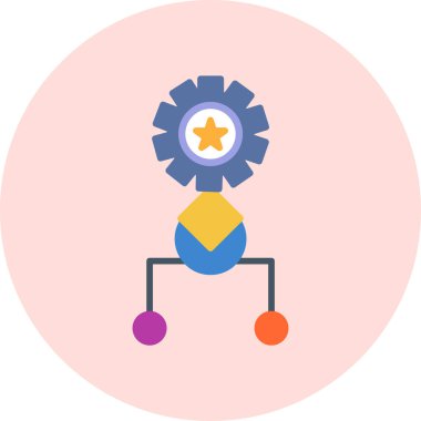 Madalya ödülü web simgesi basit illüstrasyon