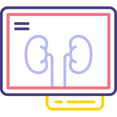 tıbbi ve sağlık konsepti ikon vektör illüstrasyonu