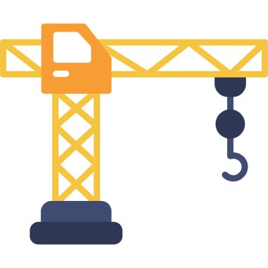 Vinç vinç simgesi, vektör çizimi