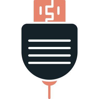 Radyo. Web simgesi basit illüstrasyon