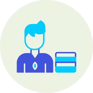 iş simgesi vektör illüstrasyonu