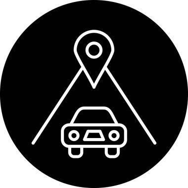 Harita işaretleyici vektör illüstrasyonuName