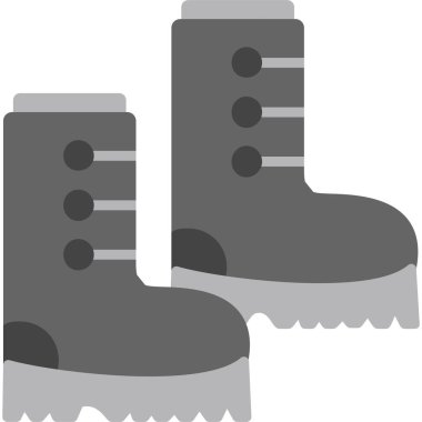 Çizmeler. Web simgesi basit illüstrasyon