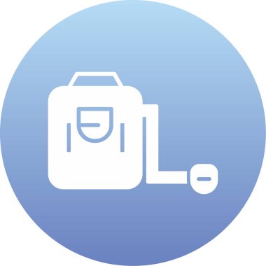 sırt çantası vektör simgesi modern illüstrasyon tasarımı