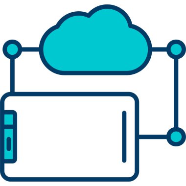 ağ web simgesi basit illüstrasyon