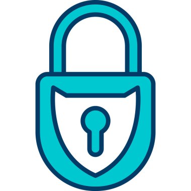 ikon vektör illüstrasyonunu kilitle