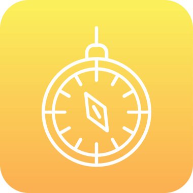 vektör pusula ico, vektör illüstrasyonu