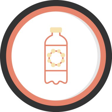 şişe simgesi vektör illüstrasyonu