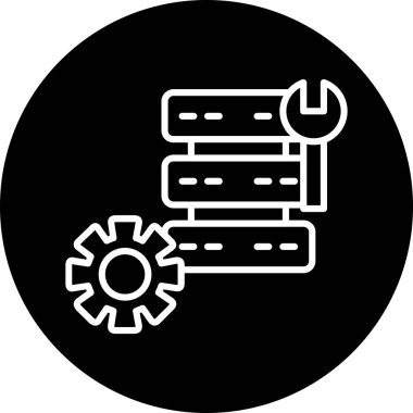 Modern bir simgenin vektör illüstrasyonu