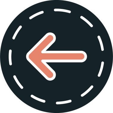 ok yönü simgesi doldurulmuş - taslak biçimi