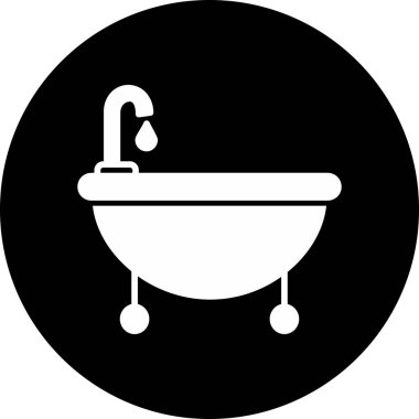 duş ikonu vektör illüstrasyonu