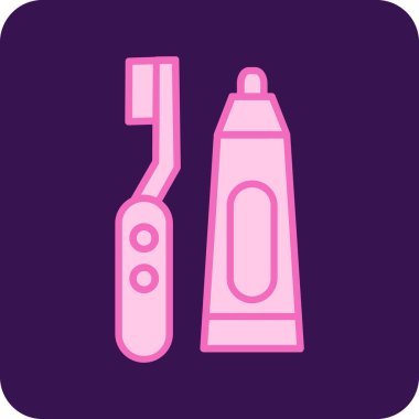 Beyaz arka planda izole edilmiş şampuan ikonu olan mor bir şişe. vektör illüstrasyonu