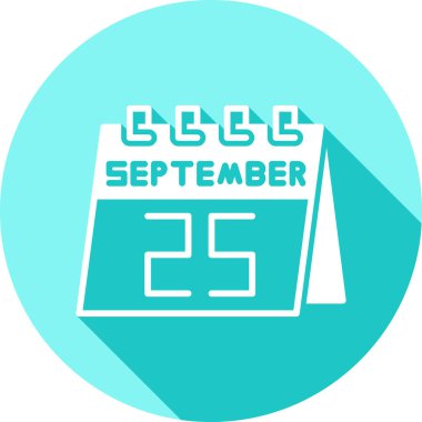 Takvimdeki 4 Eylül takvimi simgesi. Gündüz randevusu, vektör çizimi. Planın beyaz takvimi. stil takvimi, uygulama yönetimi. vektör.