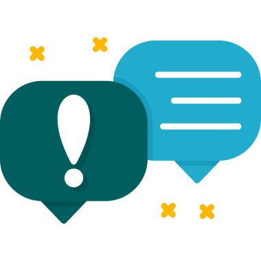 sohbet balonu vektör simgesi