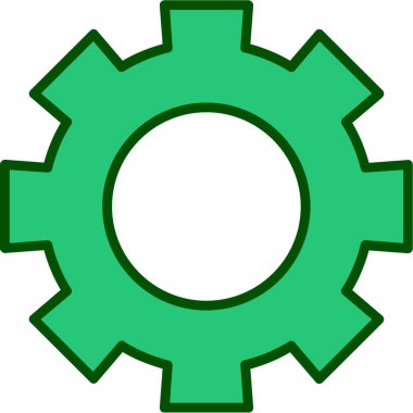 Teçhizat Web simgesi basit illüstrasyon