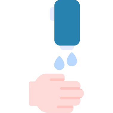 Damla simge vektör web ve mobil uygulaması tasarımı, açılan logo kavramı için izole üzerinde beyaz arka plan