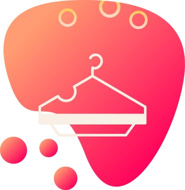 Bir bebeğin modern simgesinin vektör çizimi