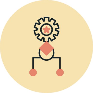 seo modern simgesinin vektör illüstrasyonu