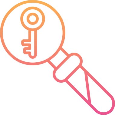 Anahtar. Web simgesi basit illüstrasyon